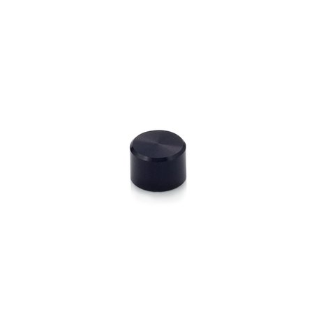 GYFORD Standoff Cap, #10-24 Thrd Sz, Aluminum Black Anodized SO-CAP7BL